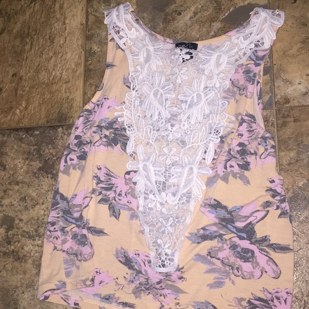 orangish shirt with open front